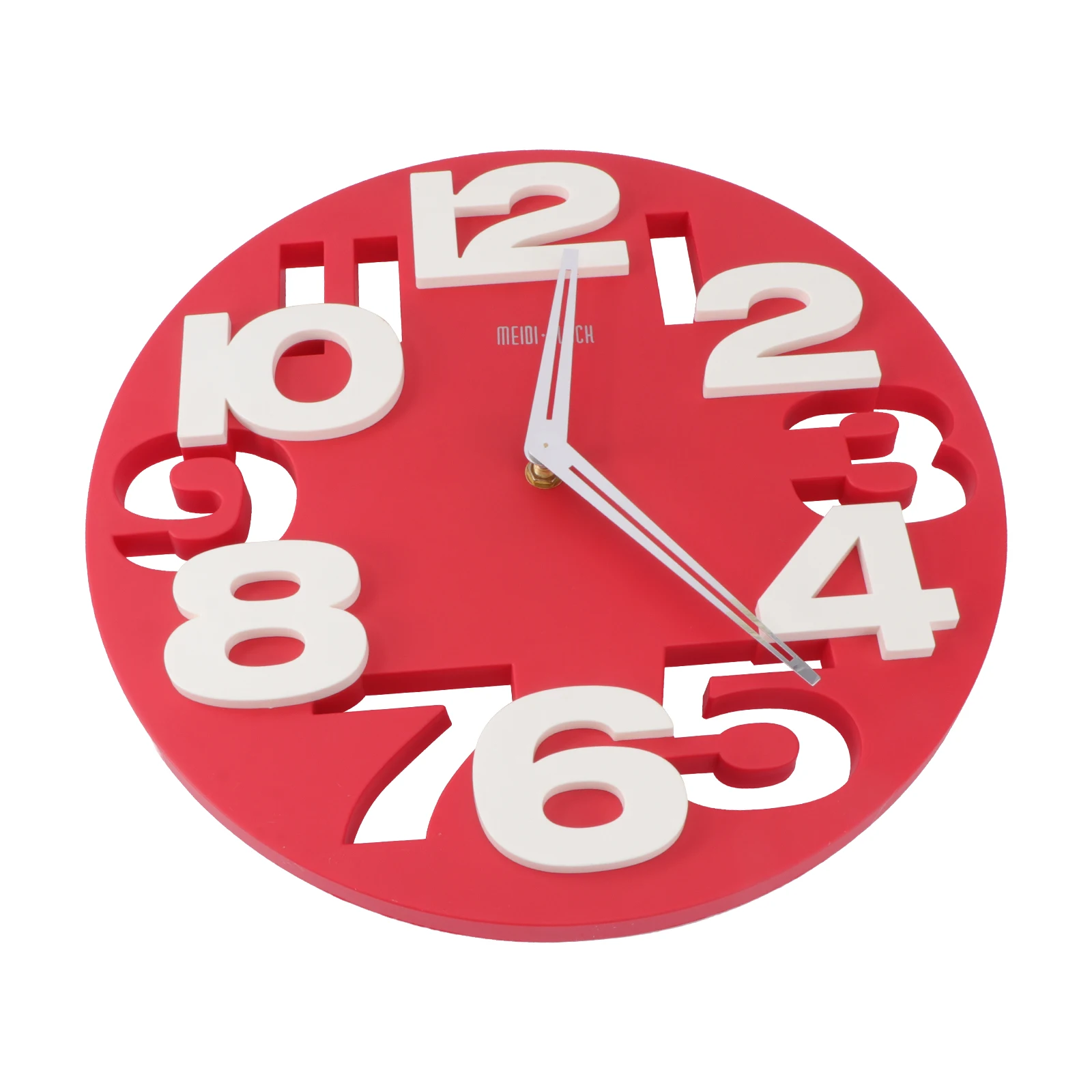 

Creative Round Wall Clock Office Decor Home Large Outdoor 3D Big Digit Modern Shop