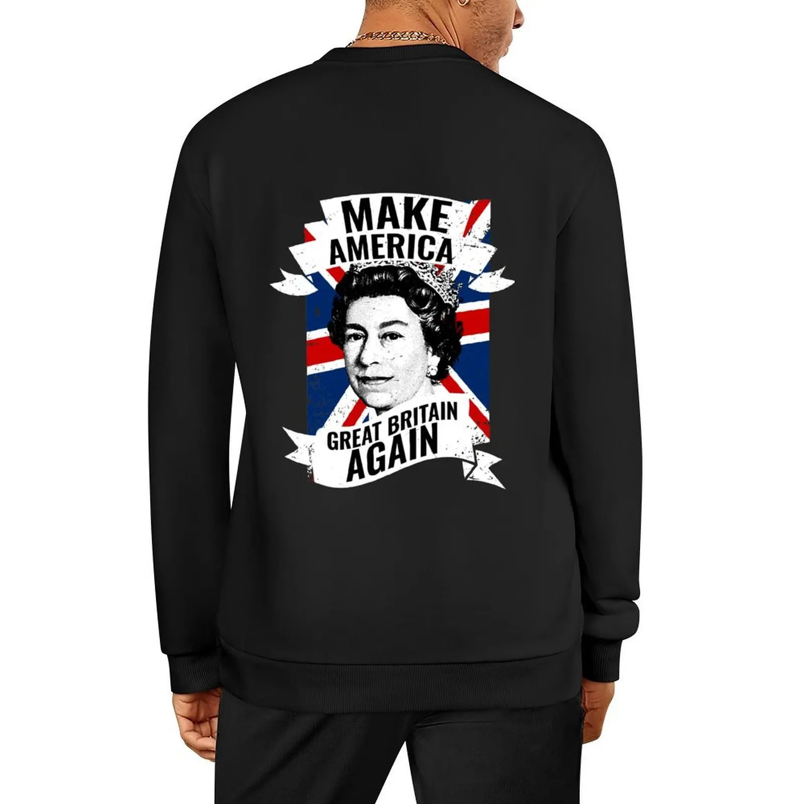 

Make America Great Britain Again Pullover japanese style men clothing men's winter sweater tracksuits sweatshirt