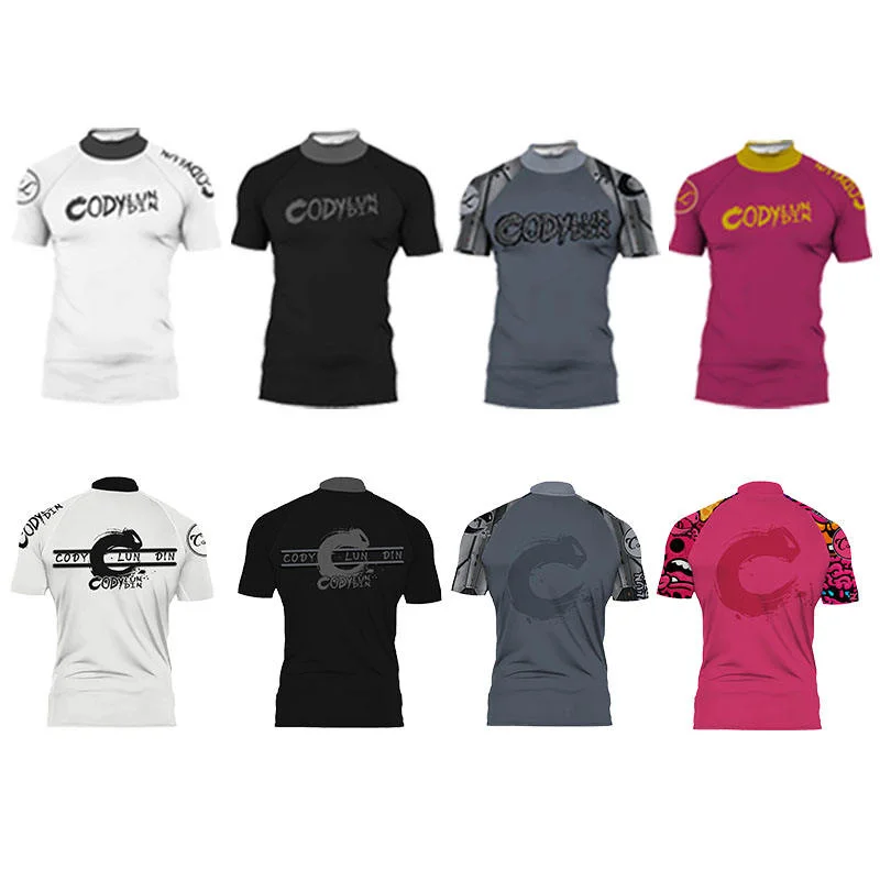 MMA Rash Guard T-shirt  Men 3D Printed Bjj Rashguard jiu jitsu Compression Boxing Clothing Kickboxing Short Sleeves Surf Shirts