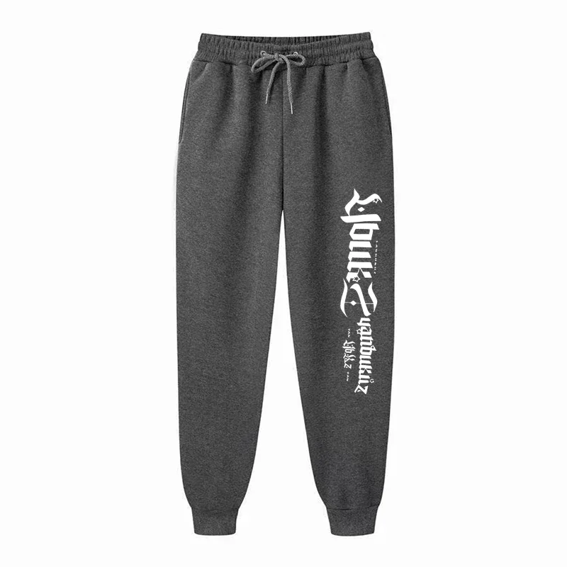 Brief Gedruckt Kordelzug Elastische Taille Lange Hosen Frauen Casual Fitness Jogger Fleece Mode Straße Weibliche Sport Jogginghose