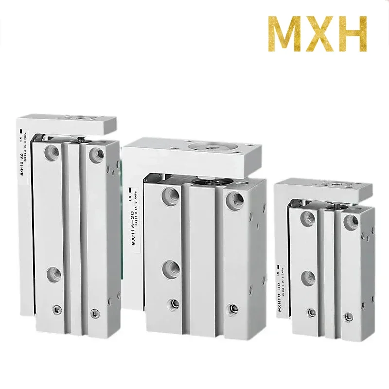 

MXH/HLH Rail Cylinder MXH6 MXH10 MXH16 MXH20 SMC Type Precision Pneumatic Cylinder Linear Side Rail Guide Rod Cylinder MXH6-10