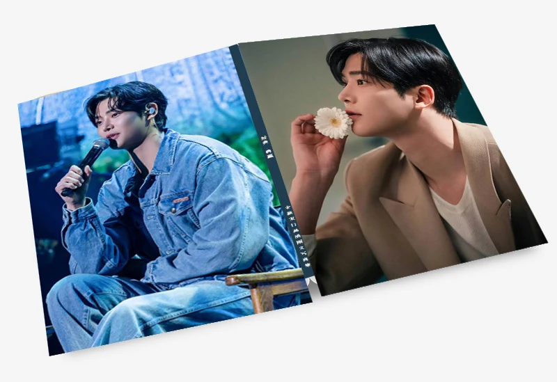 Series1 Rowoon fotoboekset met foto Lomo-kaart Minikaartsticker Kalender Prentenboek Fotoalbum Artbook