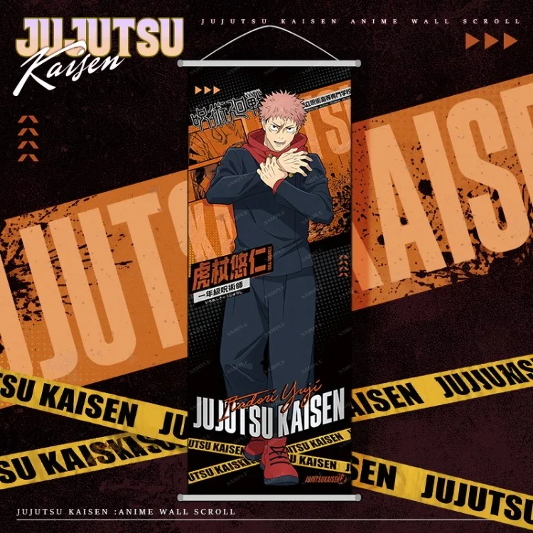 Jujutsu Kaisen Poster Cartoon Gojo Satoru Wandbild Raumdekoration Lange Wandrolle Poster Sammlerstück Urlaubsgeschenk Anime-Merchandise – Detail 4