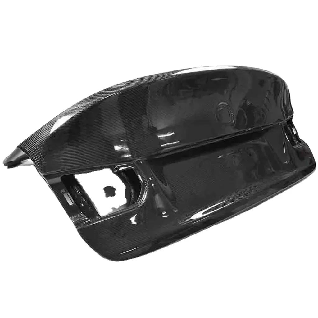 F30 3Series F80 M3 CSL Style Carbon Fiber Rear Trunk Hood Cover  2012-2020