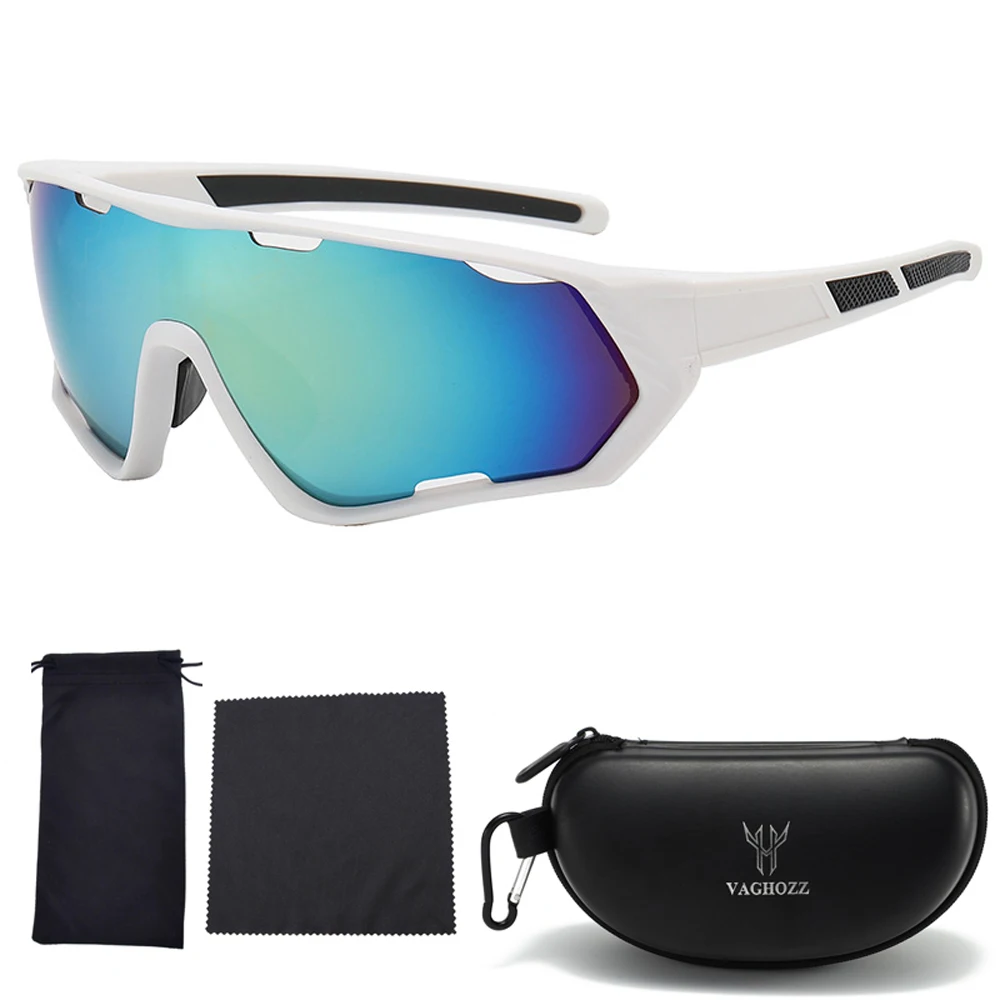 VAGHOZZ With Box UV400 Men Women Cycling Sunglasses Male Bike Bicycle Sun Glasses Outdoor Eyewear Eyeglasses Sport Shades