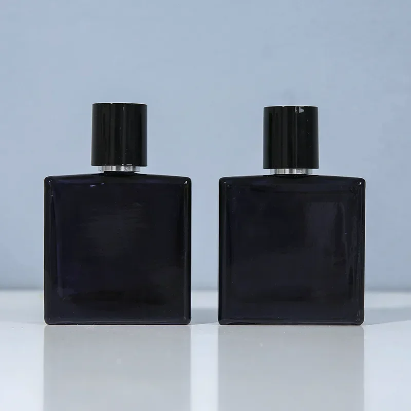 

Empty Glass Portable Perfume Bottle 30/50/100ml Black Mist Refillable Perfume Bottle Refill Spray Atomizer Travel Bottle