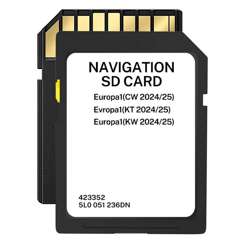 2024-2025 خرائط بطاقة SD سعة 32 جيجابايت لـ Skoda Media AS V19 MIB2 satnav Octavia، Superb، Rapid #2