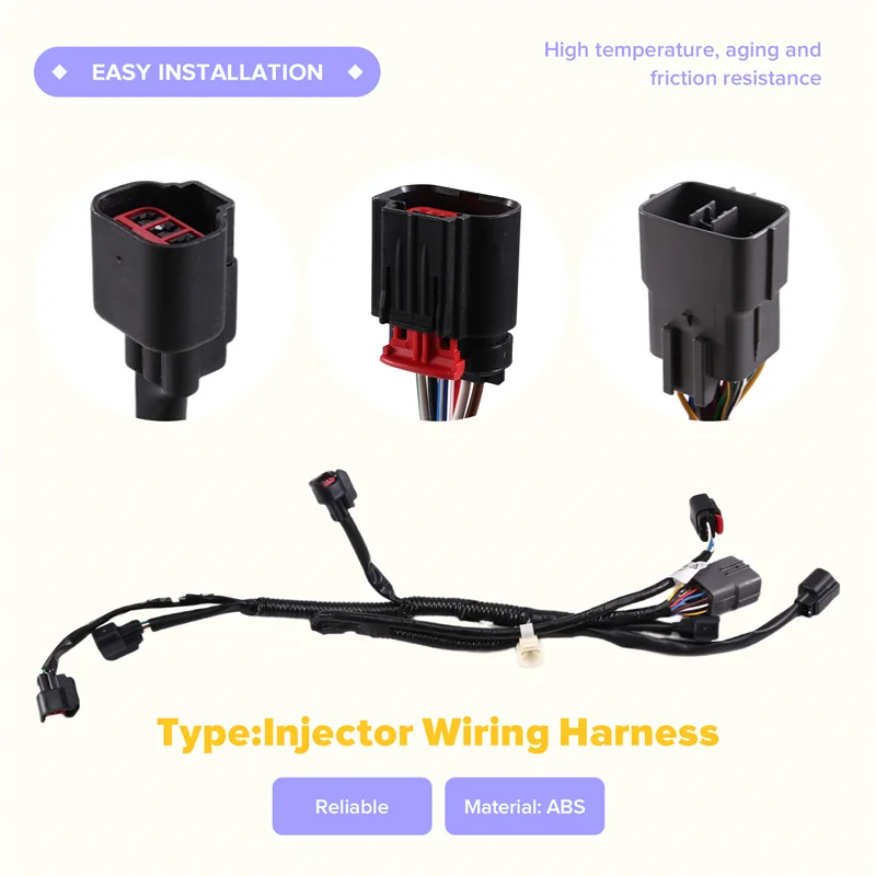 

OB-Engine Injector Wiring Harness Injector Wiring Harness Injector Wiring Harness For Mazda