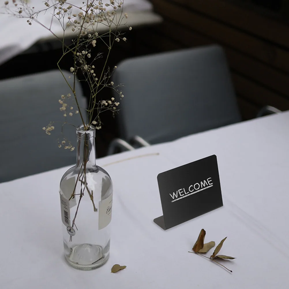 

12pcs Food Label Chalkboards Mini Blackboards Decorative Writing Display Boards For Restaurant Menu Price Signs Message Boards