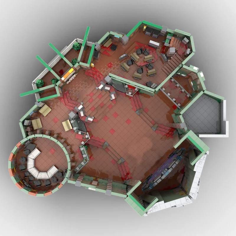 14559 stücke MOC Science Fiction Film (Stargate Atlantis) Architektur Bausteine Modell Montage Spielzeug Kinder Festival Geschenke