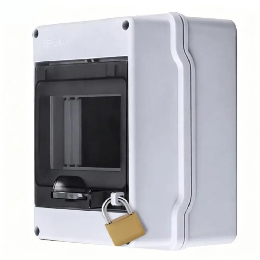 1/2/3/4/6/9/13/16 Ways Circuit Breaker Distribution Protection Box Indoor Wall Mount With Waterproof Cover Plastic Box