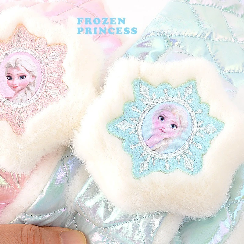 وشاح ديزني للأطفال شتوي للفتيات وشاح للرقبة من القطيفة الدافئة المقاومة للرياح غطاء للرقبة للفتيات عائشة في منتصف العمر صبي كبير