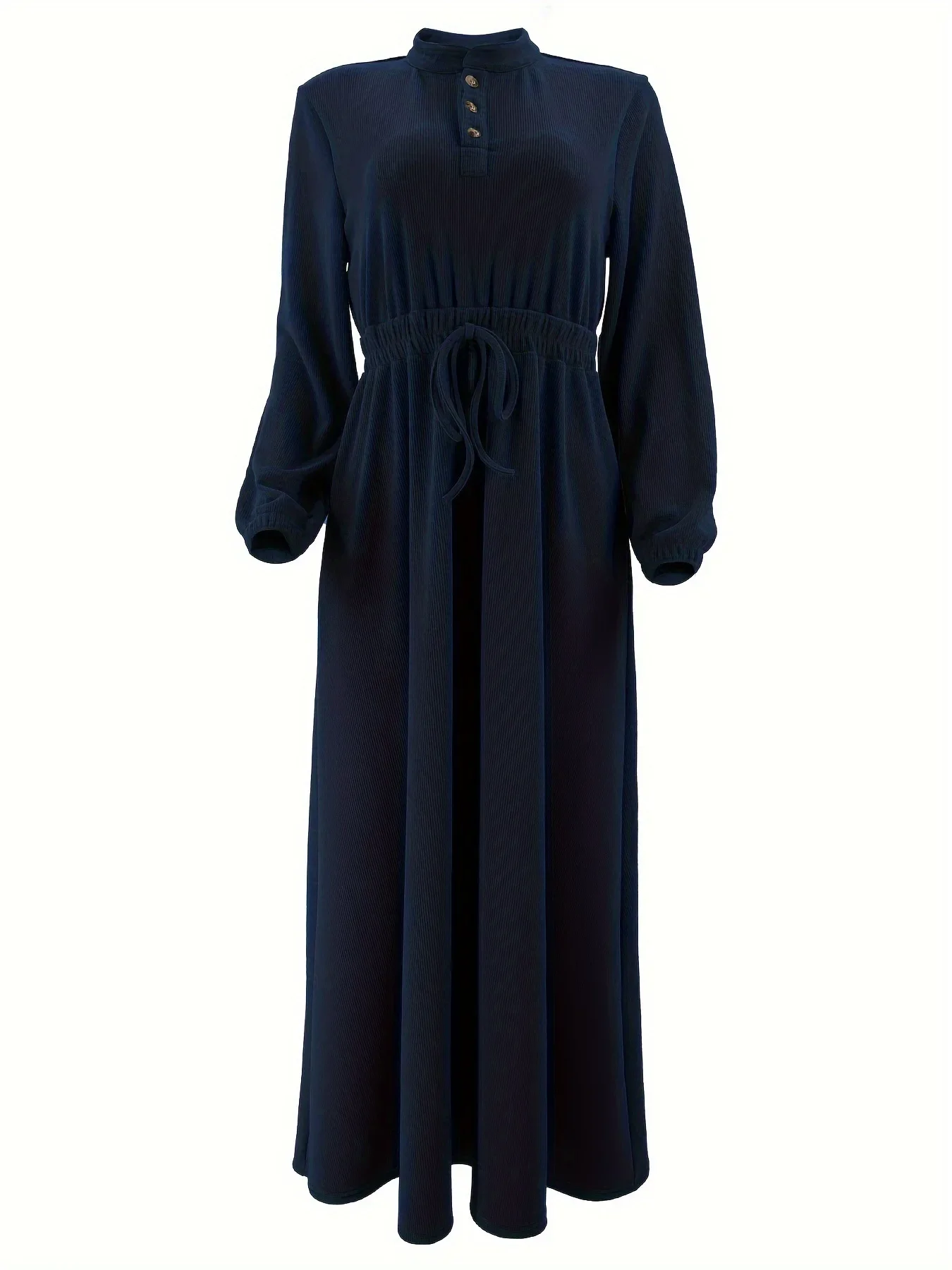 Modest Ramadan Muslim Women Long Dress Buttons Abaya Eid Dubai Vestidos Saudi Arabic Robe Morocco Kaftan Jalabiya Abayas Dresses