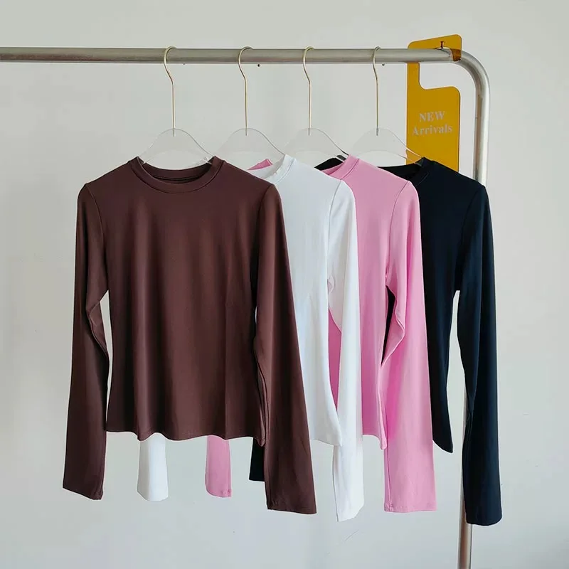 Women's Classic Slim Fit Yoga Long Sleeve Top Autumn Collection Moisture Wicking Sweat Wicking Fitness Sports Top