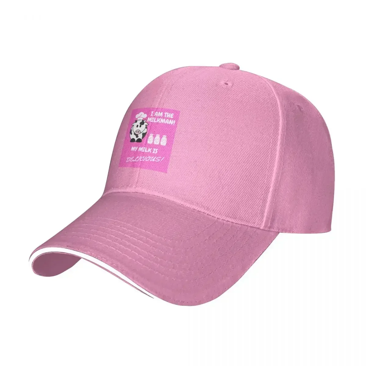 2023 New I Am The Milkman, My Milk Is Delicious-pink Bucket Hat Baseball Cap Hiking Hat Men's Winter Cap Women's