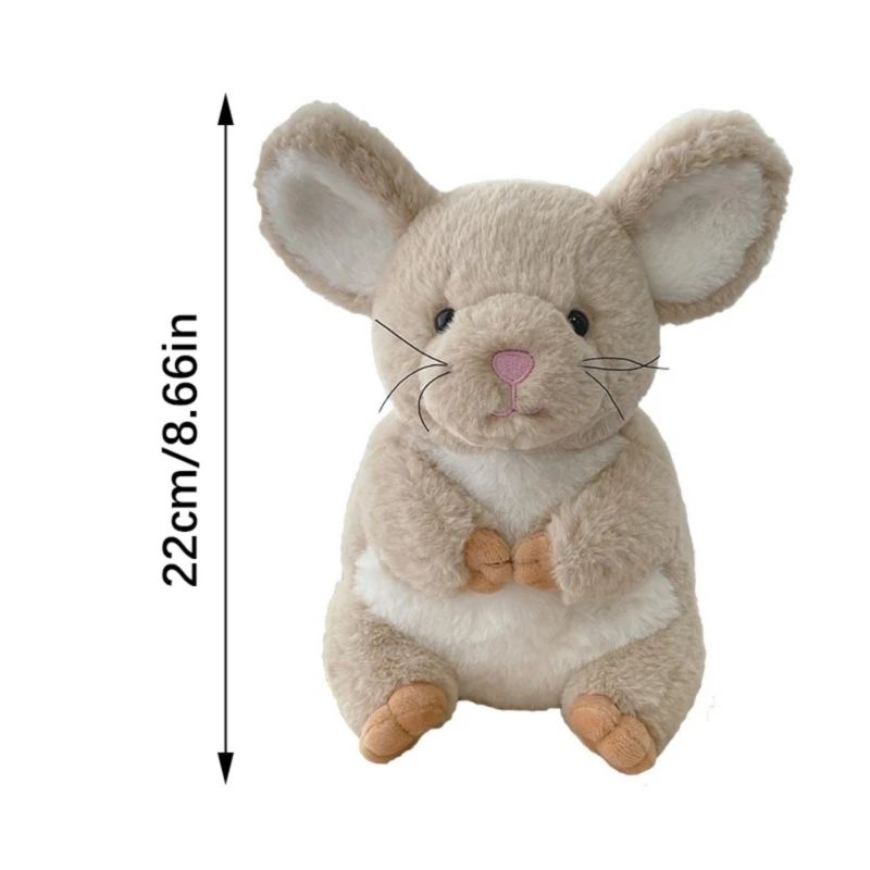 Mềm Mại Sang Trọng Búp Bê Thú Nhồi Bông Đồ Chơi An Toàn Làm Dịu Người Bạn Đồng Hành Ném Gối Cho Trẻ Người Lớn Trang Trí Nhà