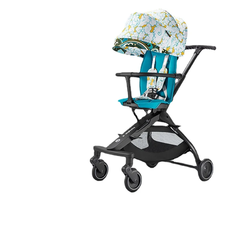 

Baby walking artifact high view parachute light folding baby stroller can sit on lying baby stroller in both directions