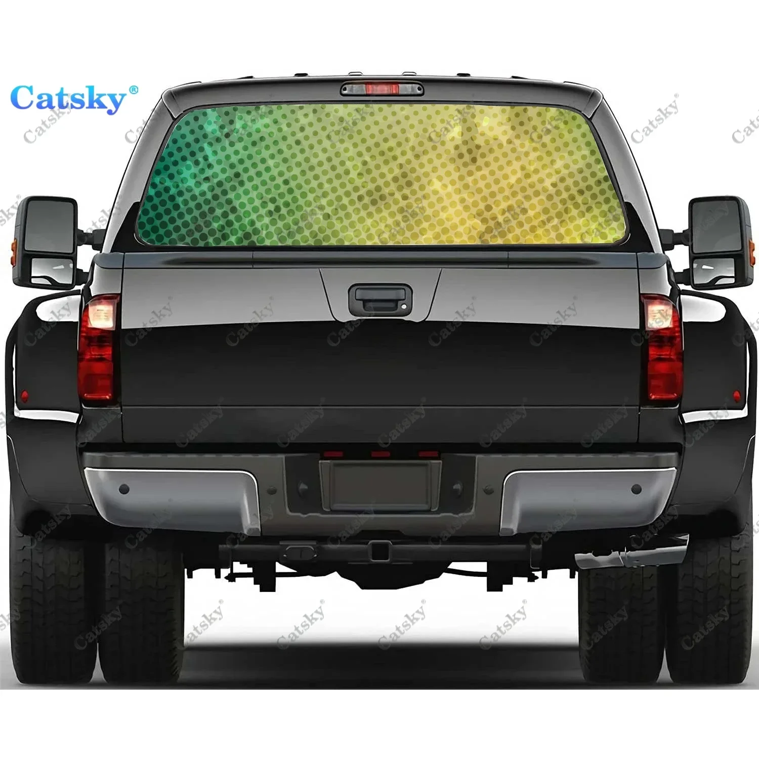 

Flat Design Digital Camo Rear Window Decal Fit Pickup,Truck,Car Universal See Through Perforated Back Window Vinyl Sticker