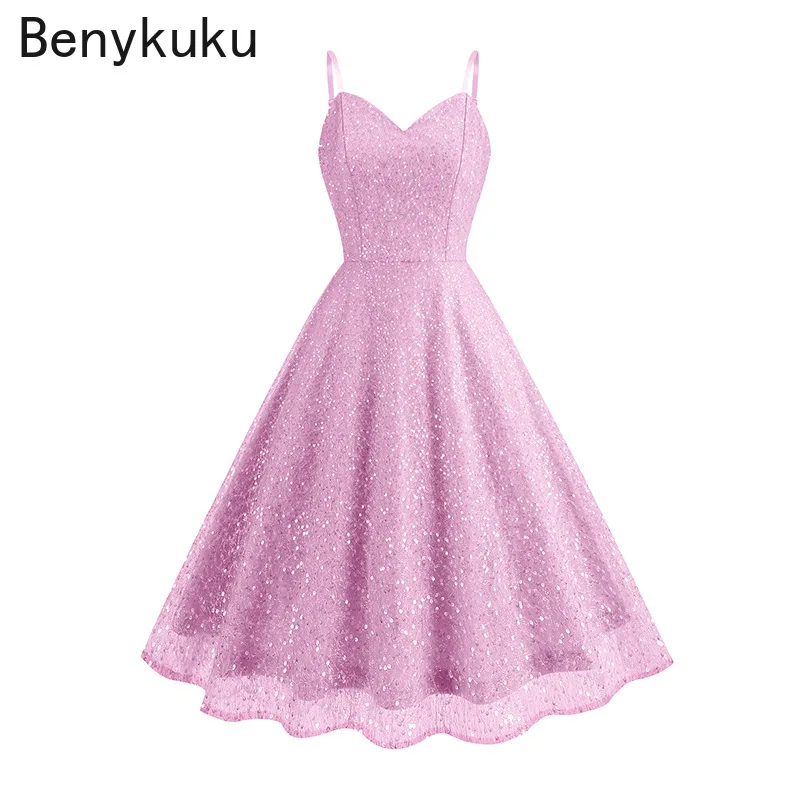 Spaghetti Strap Lace Up Sequins Vintage Dresses Sexy V Neck Ladies Evening Birthday Party Luxury Prom Dress 2025 Womans Clothing