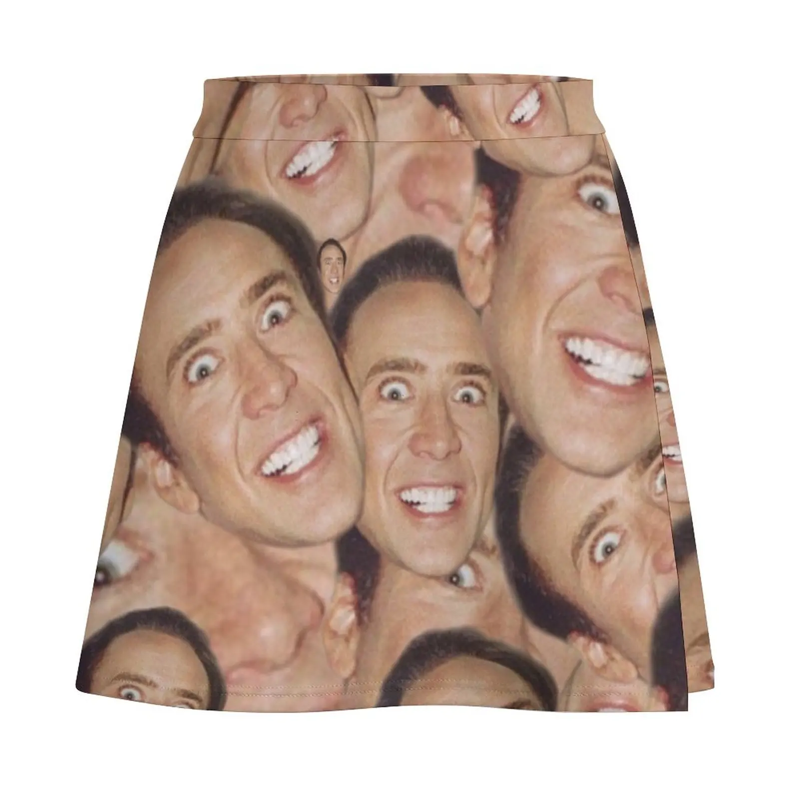 Nicolas Cage Face Collage Design Mini Skirt skirts for women 2026 Sexy mini skirt sexy short mini skirts Skirt