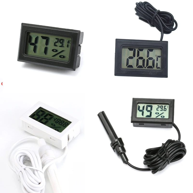 Mini Digital LCD Indoor Convenient Hygrometer Gauge Temperature Sensor Humidity Meter Thermometer