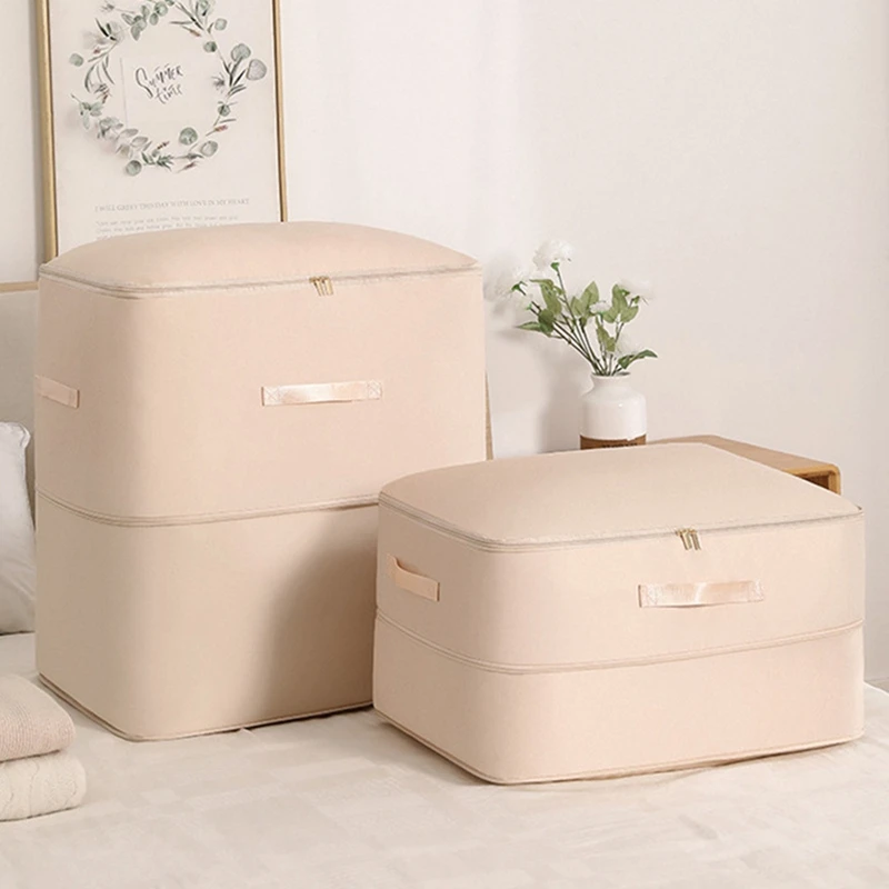 ABXF-tas penyimpanan kompresi untuk tempat tidur-Organizer selimut besar, tas kompresi pakaian jaket Bawah