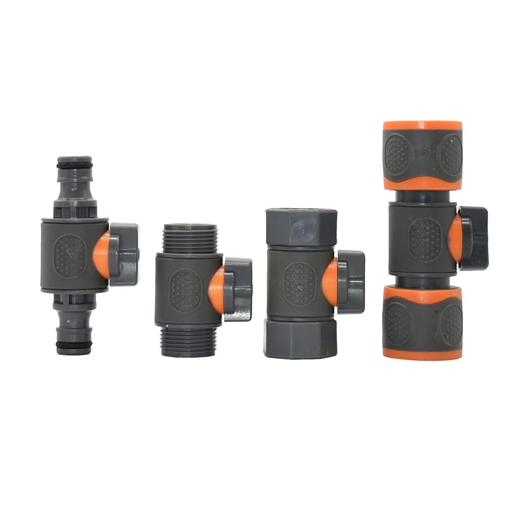 Connecteur rapide pour tuyau d\'arrosage, 1/2, 3/4, 1 pouce, couremplaçant de tuyau, connecteur d\'arrêt d\'eau, joint de réparation, système