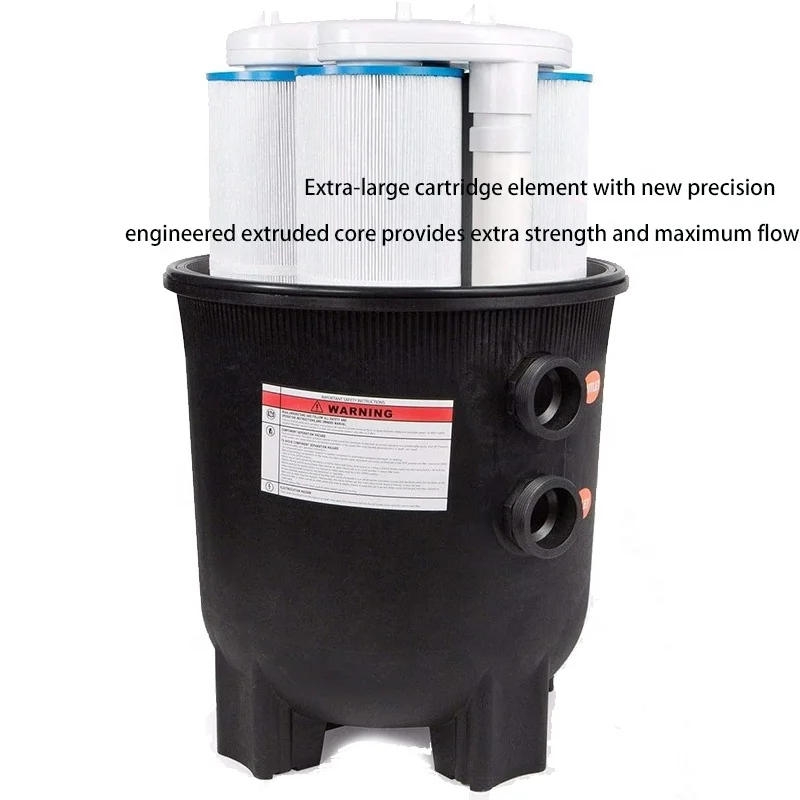 

Картриджный фильтр для бассейна. Система фильтров для бассейна и спа-бассейна. Многоэлементный картриджный фильтр.