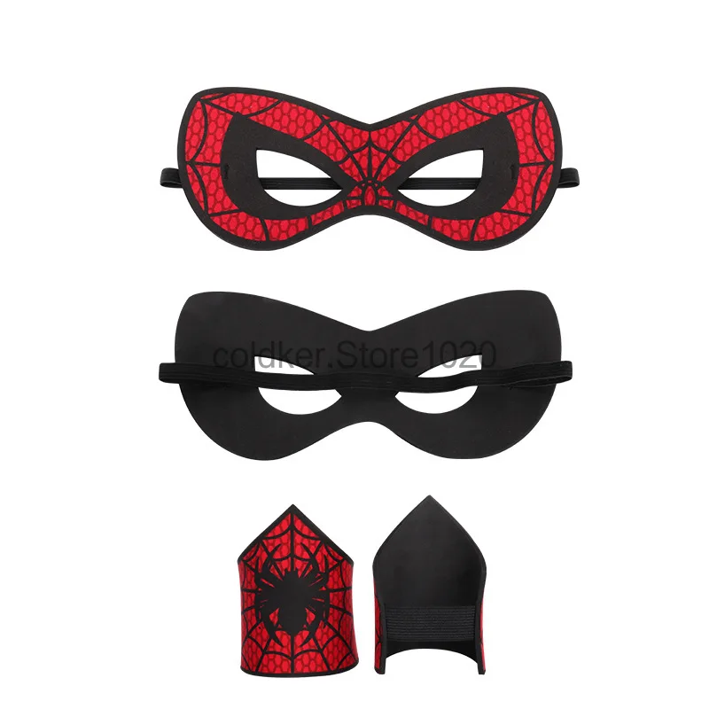 Kids Superheld Cosplay Maskers Polsbeschermer voor Kind Spider Dress Up Masker Polsbandje Halloween Maskerade Partij Kostuum Accessoires