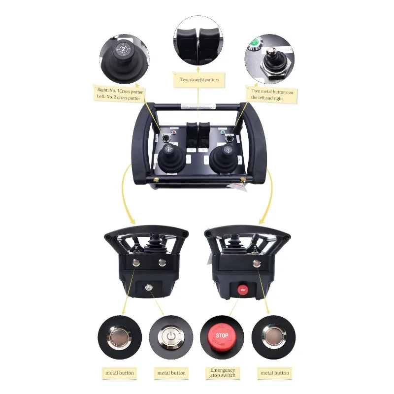 Hot Selling Waterproof Crane Controller – For Construction Machinery Cranes (Garage Compatible)