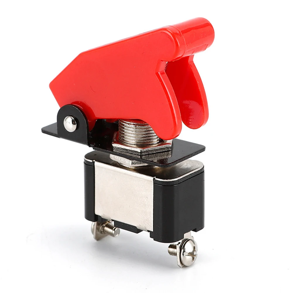 Electrical Control Flame Retardant Shell 2 Position Switch Automotive Switch Red Cover Switch 15A Rated Current