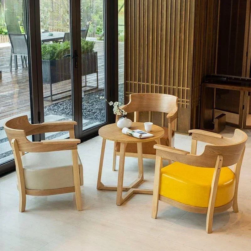 ZChairs, Tables And Chairs, Combination, Simplicity, Leisure, Meeting Guests, Reception, Solid Wood, Single Person, Sofa, StoolZ