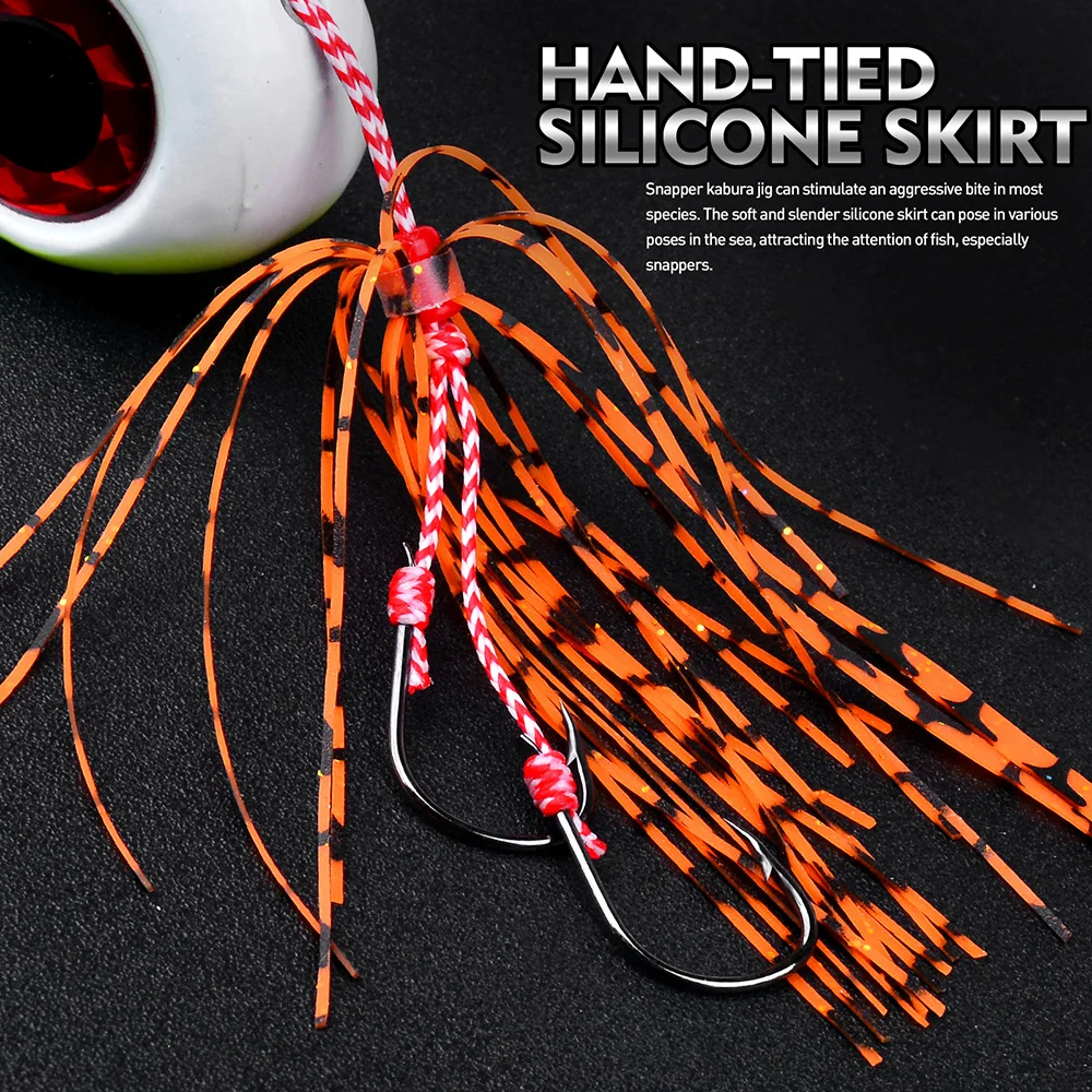 PROBEROS Meeresfischerei-Jigs, 40g-180g Leuchtende Metall-Jigs, Leuchtende Tiefsee-Offshore-Trolling-Rigs, Jig-Angelköder – Detail 9