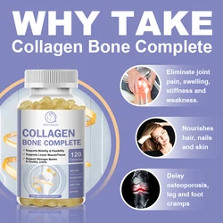 BEAU Collagen Bone Complete Capsule with Calcium & Vitamin K for Support Joint Health Bone,Skin Nail Health Improve Osteoporosis