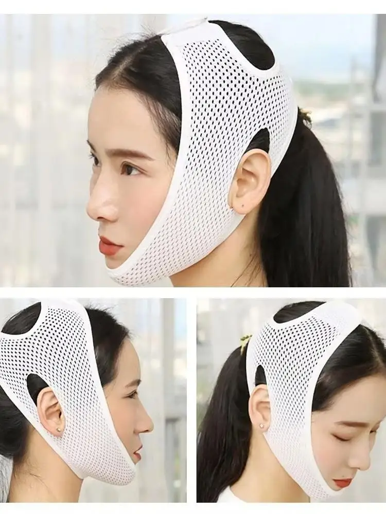 Beauty Tools Adjustable Strap Face-Lift Belt Thin Breathable Facial Massager Elastic Double Chin Reducer Facial Care
