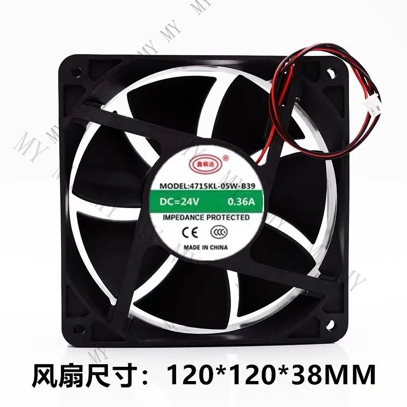 

Вентилятор охлаждения инвертора TT, 1 шт., 4715KL-05W-B39, 12038, 24В, 0.36А, 12 см, 2-проводной