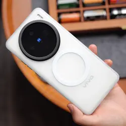 VivoX200 Pro 케이스의 경우 Vivo X 200 Pro 무선 충전 충격 방지 범퍼 Funda 용 고급 갑옷 매트 마그네틱 뒷면 커버