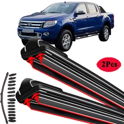 For Ford Ranger T6 2011~2022 Car Window Wipers Rubber Blades Front Windshield Windscreen Cleaning Products 26 16 High Quality