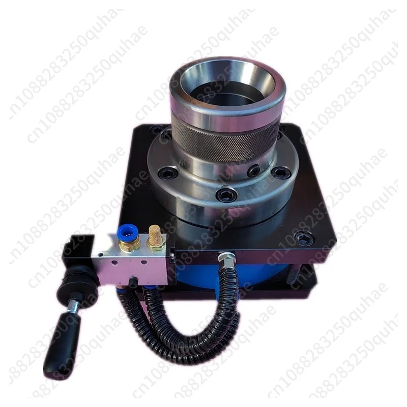 0640 Quick Clamp Seat Dual Hydraulic Pneumatic Type Equipped With 40 Collet Precision High Efficiency Pneumatic Chuck Holder