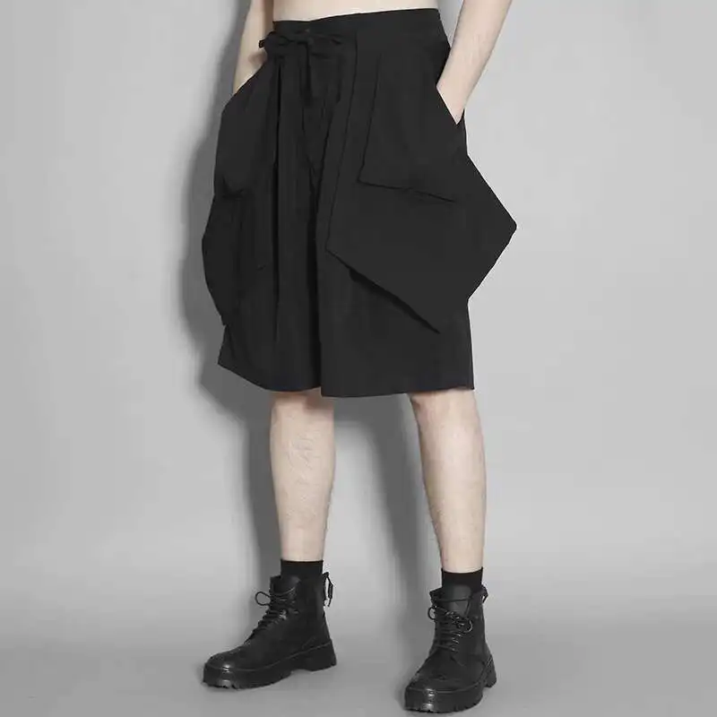 Cutting S Men's Personalized And Summer New Three-Dimensional Loose Sewing Lightweight Shorts Casual