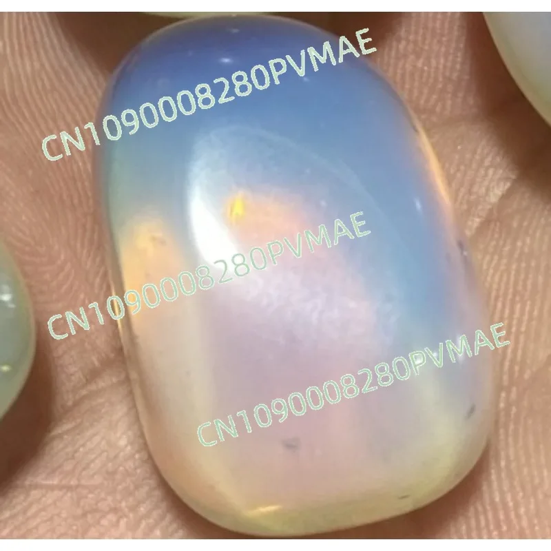 Opal with granular oval egg-shaped bead large granular fish tank landscaping stone ornament