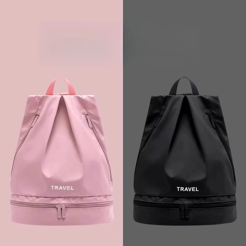 Swimming Storage Bag Women's Wet and Dry Separation Swimming Bag Swimsuit Waterproof Storage Bag Fitness Backpack Men's Seaside