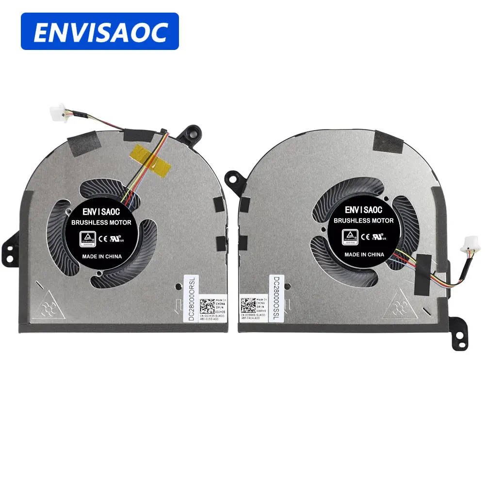 OEM For Dell XPS 15 9500 9510 9520 Precision 5550 5560 5570 M5550 P5550 P5560 Laptop CPU GPU Cooling Fan Heatsink Fan Cooler