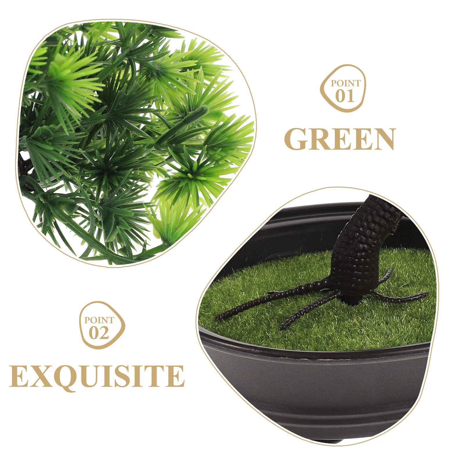 

1Pcs Stylish Artificial Bonsai Plant Decorative Fake Tree For Home Office Decor