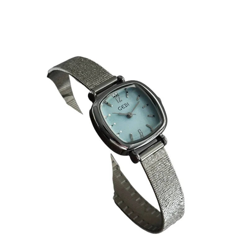 Blue romantic fashion quartz watch 2025 new light luxury niche bracelet simple high-end waterproof women's watch birthday gift