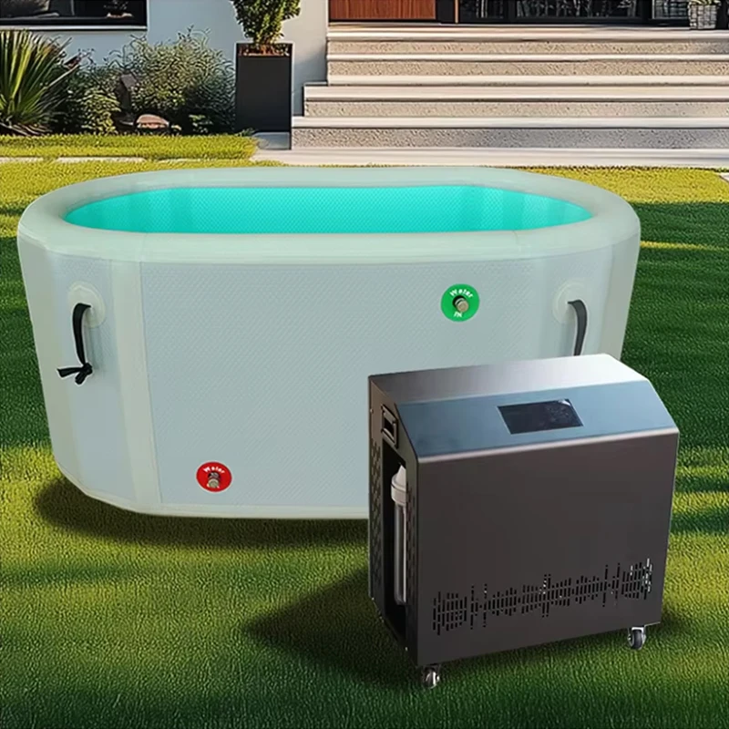 

Factory Customizable Portable Outdoor Ice Bath Machine Sports Athletes' Recovery Cold Plunge Chiller Filter Customizable