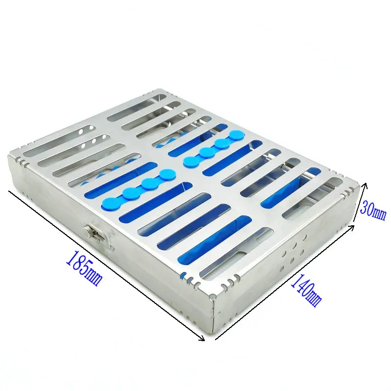 1pc Dental Sterilization Rack Surgical Autoclavable Sterilization Box Dental Cassette Disinfection Tray Dentist Tools view 5