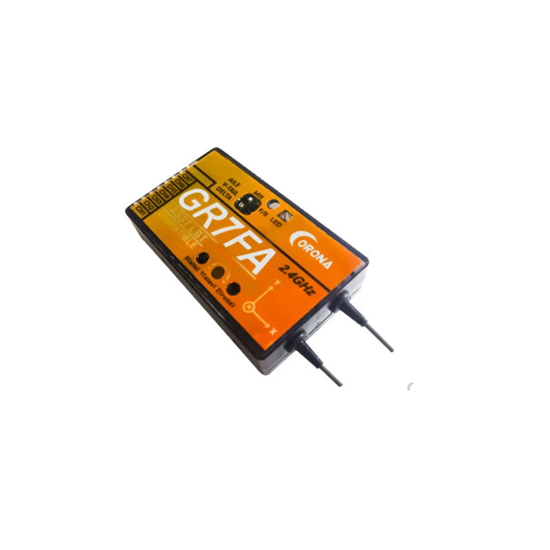 

GR7FA 7CH S.BUS Receiver With Gyro Compatible FUTABA FASST 2.4GHz transmitters TM7, TM8, TM10, TM14 8FG, 10CG, 12FG,14SG,18MZ.