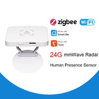 Tuya WiFi / Zigbee Human Presence Detector,Luminance/Distance Detection,  Smart Human Body PIR Sensor Support Home Assistant