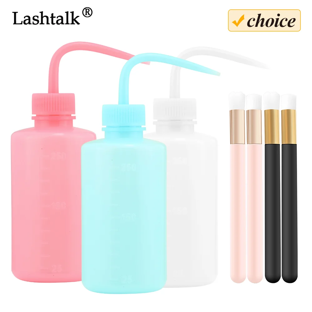 Lashtalk Mousse Clean Brush Bottle Eyelash Extensions Makeup Tools Fake Lash Shampoo Brush Washing Skin Care Beauty Health